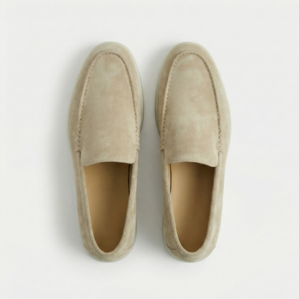 Suede Slip-On Loafers