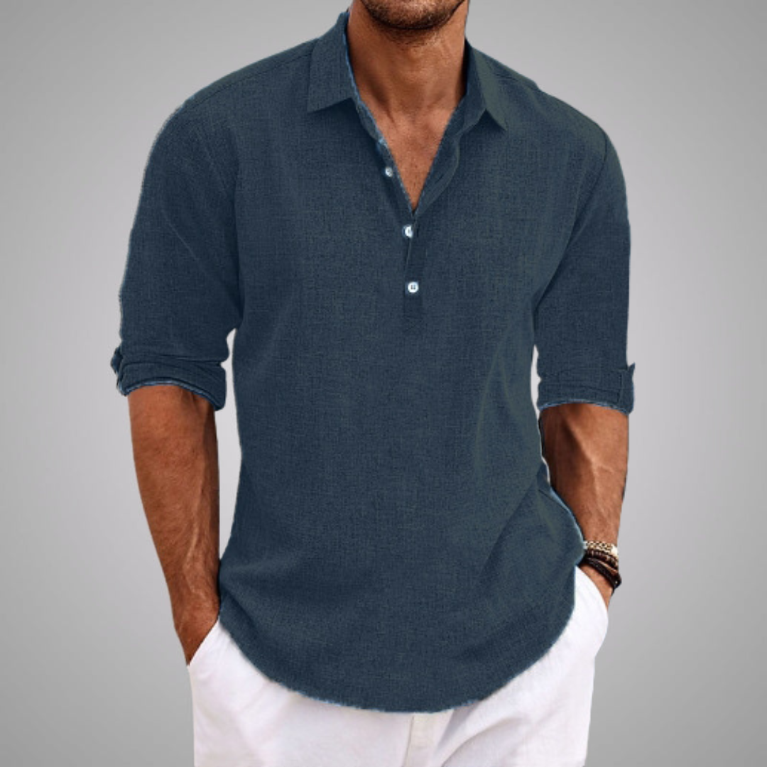 Relaxed Long-Sleeve Shirt