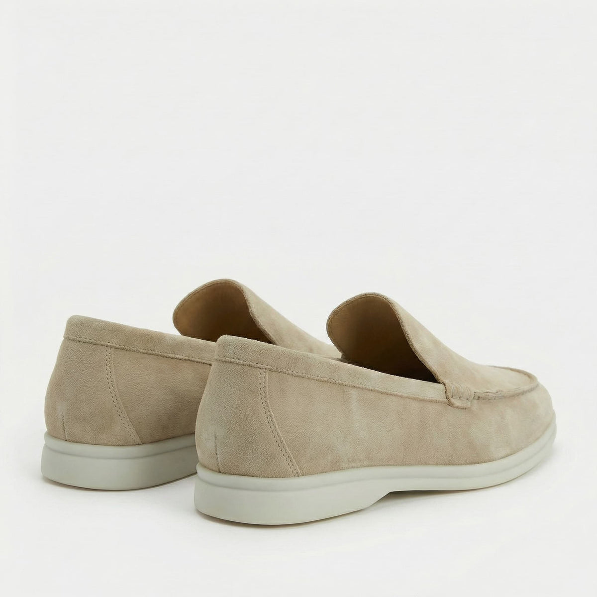 Suede Slip-On Loafers