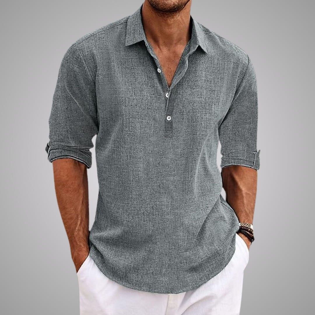 Relaxed Long-Sleeve Shirt