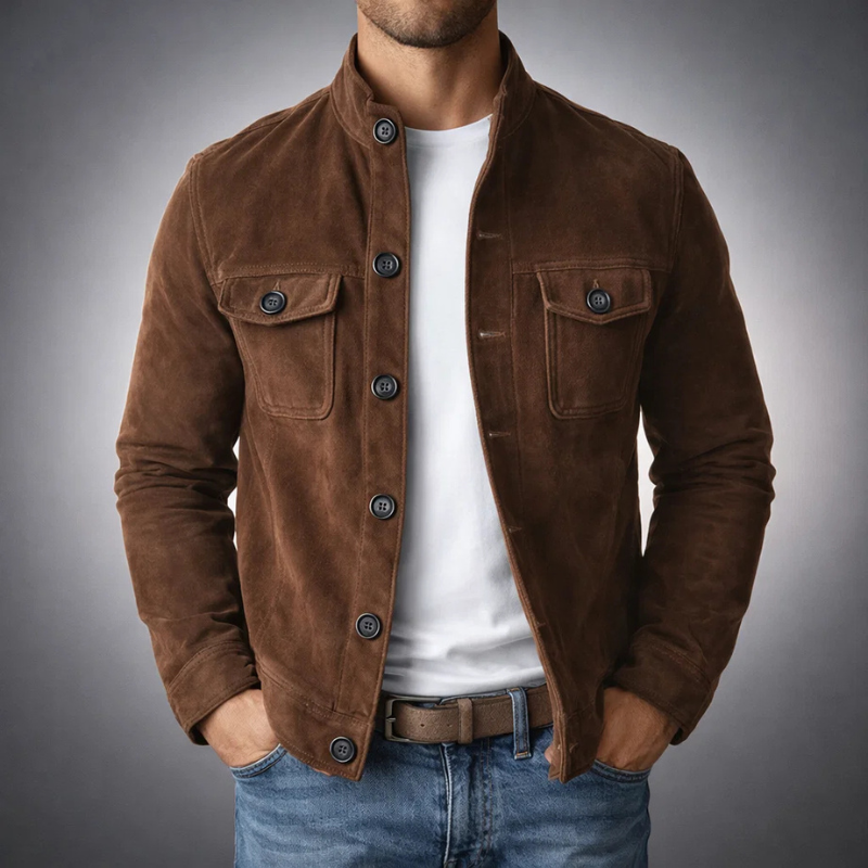 Suede Shirt Jacket