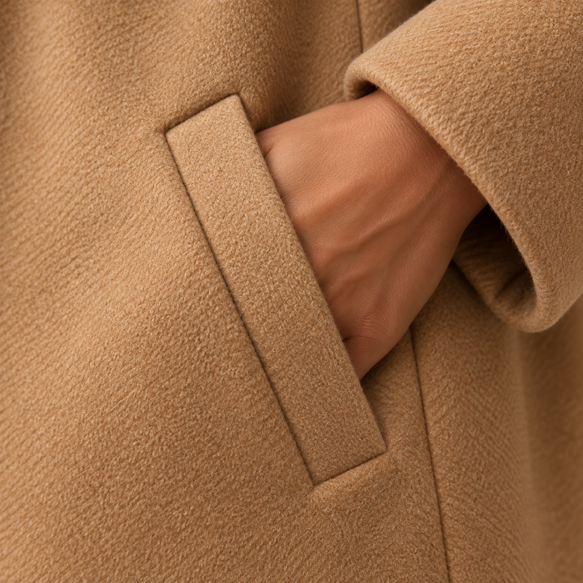 Longline Wool-Blend Overcoat