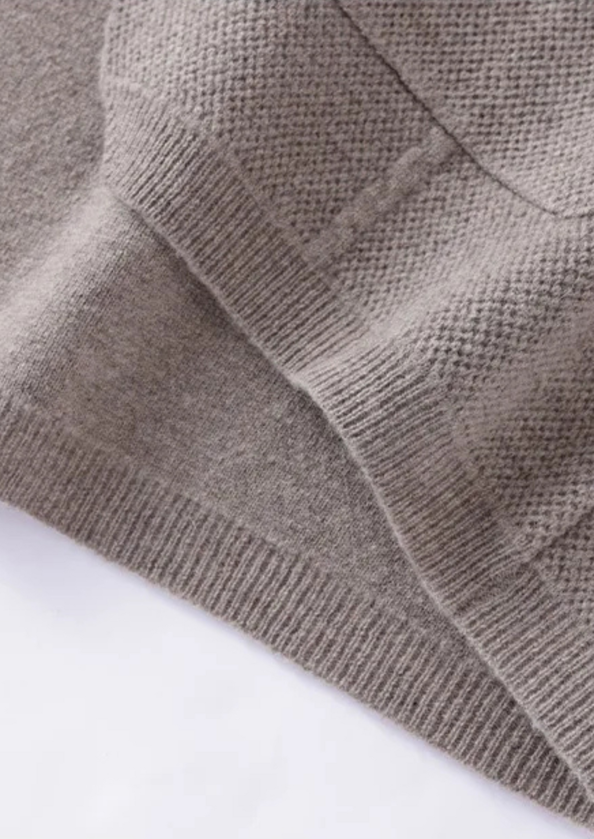 Button-Front Knitted Overshirt