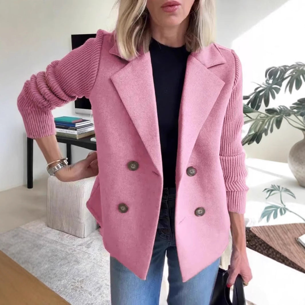 Classic Two-Button Tailored Blazer