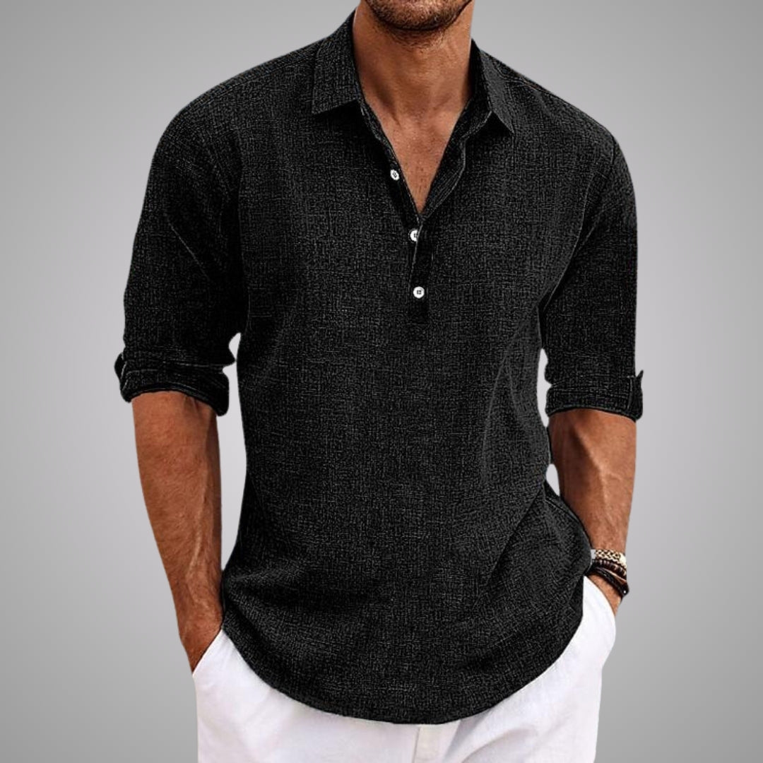 Relaxed Long-Sleeve Shirt