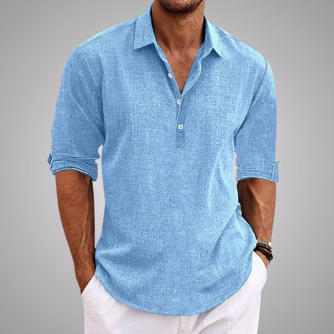 Relaxed Long-Sleeve Shirt