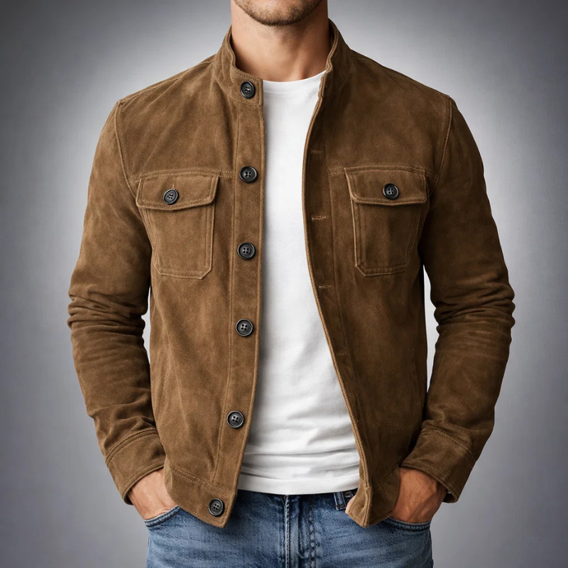 Suede Shirt Jacket