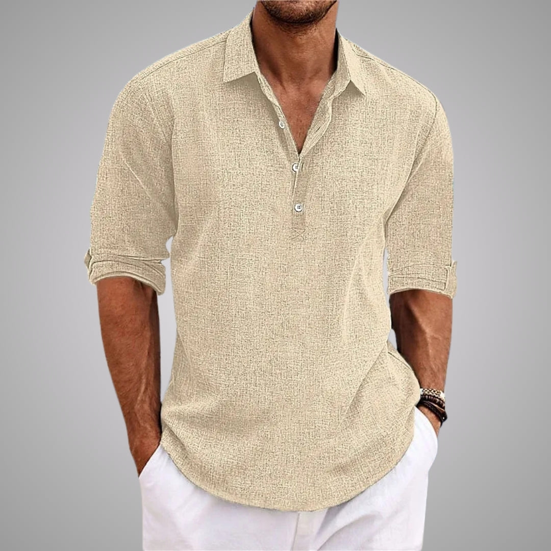 Relaxed Long-Sleeve Shirt