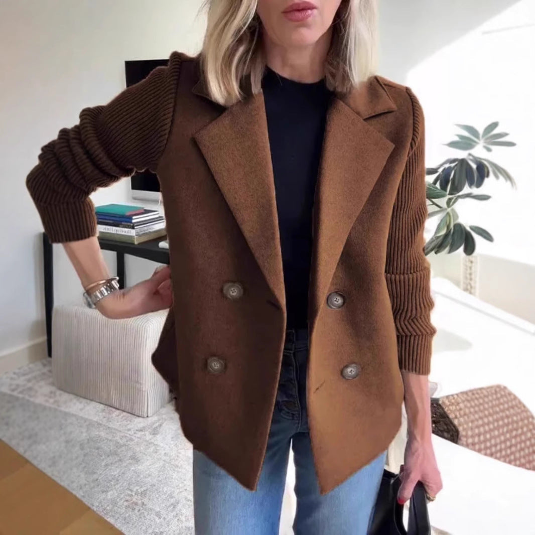 Classic Two-Button Tailored Blazer