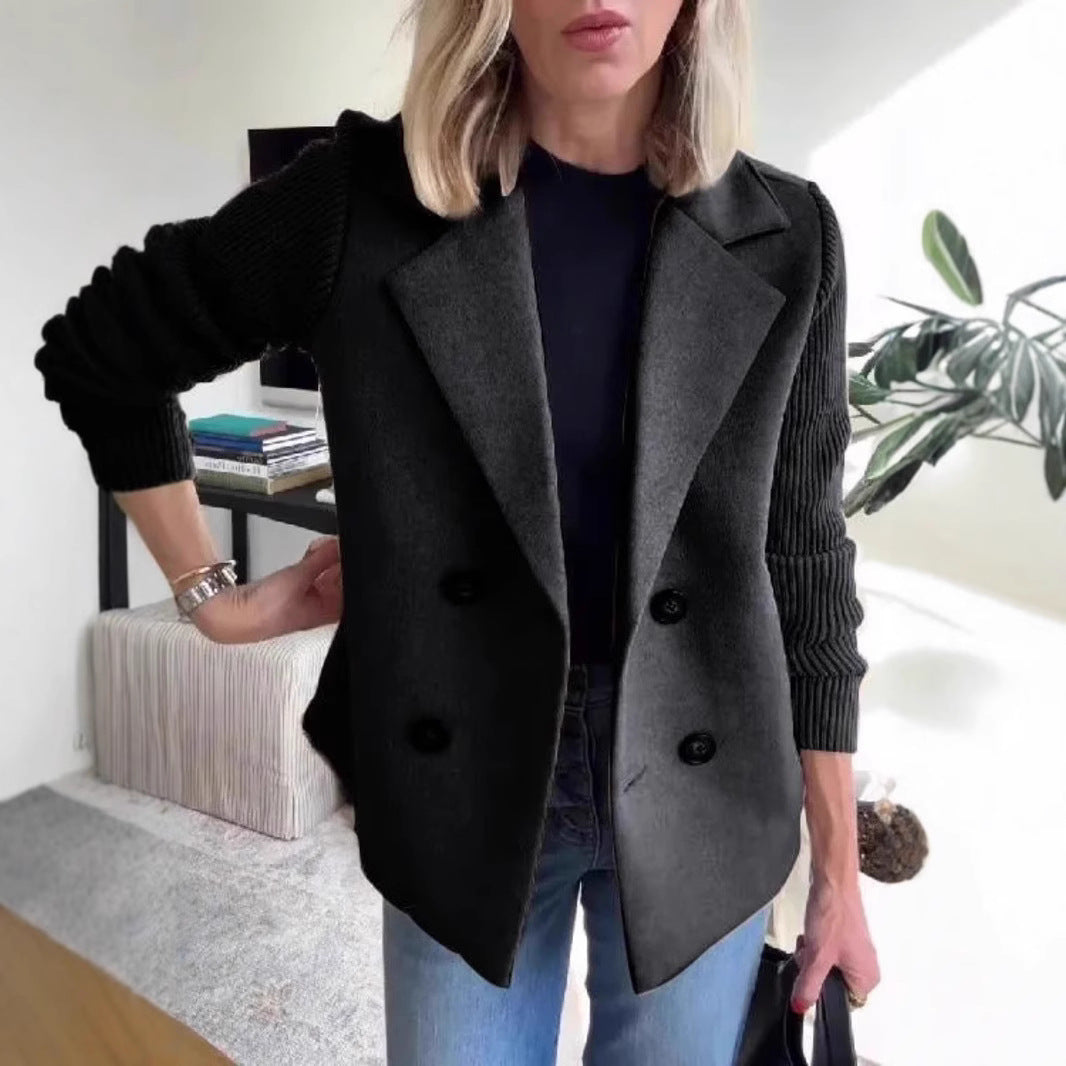 Classic Two-Button Tailored Blazer