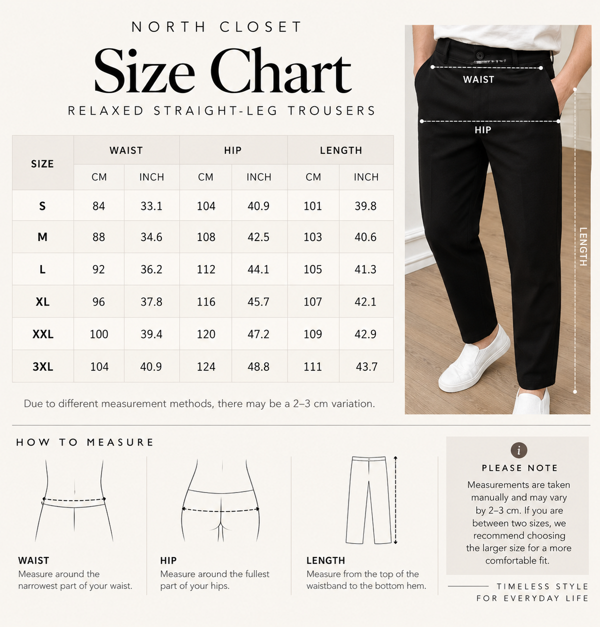 Lightweight Straight-Leg Trousers