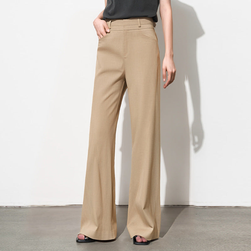 Clean-Cut Straight-Leg Trousers