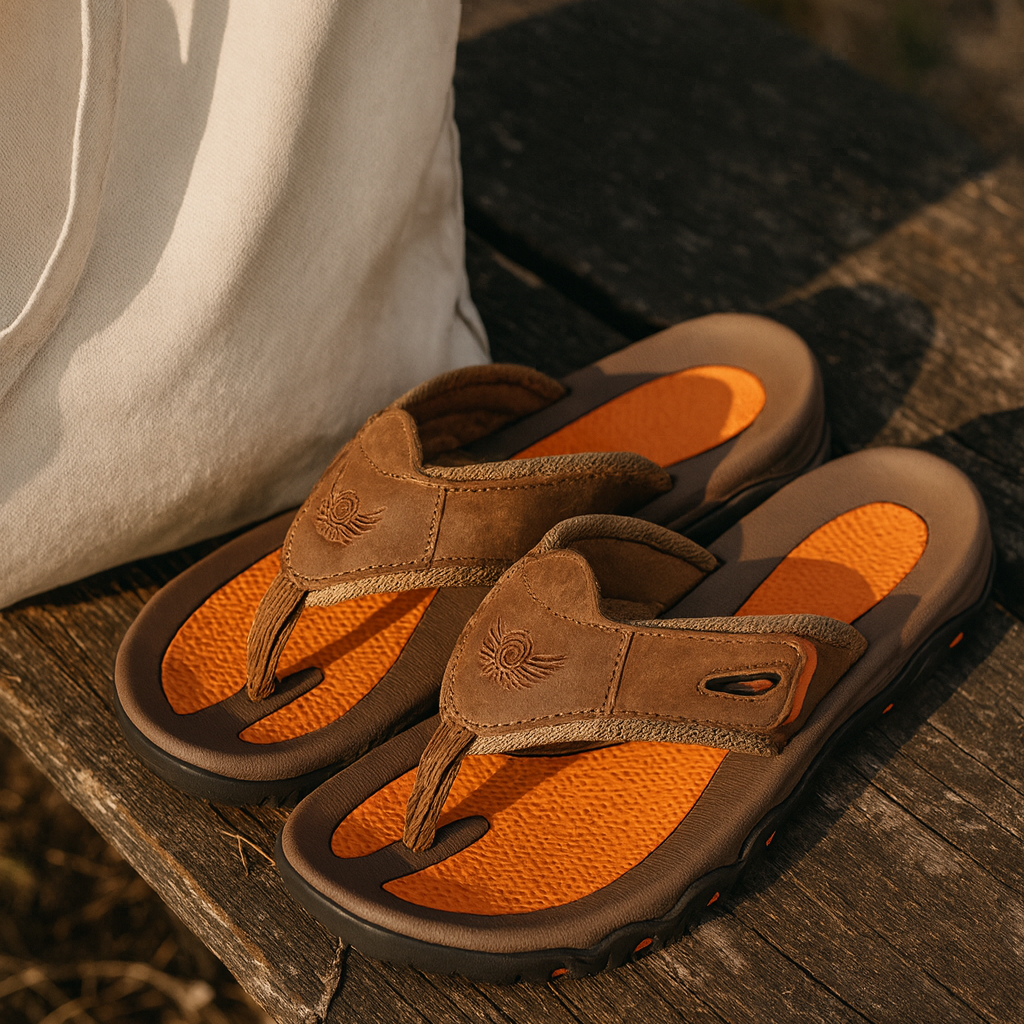 Langford Leather Open-Toe Sandals