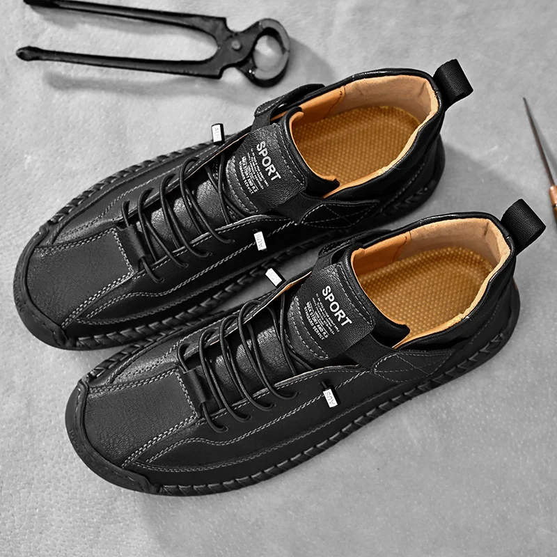 Leather Casual Sneakers