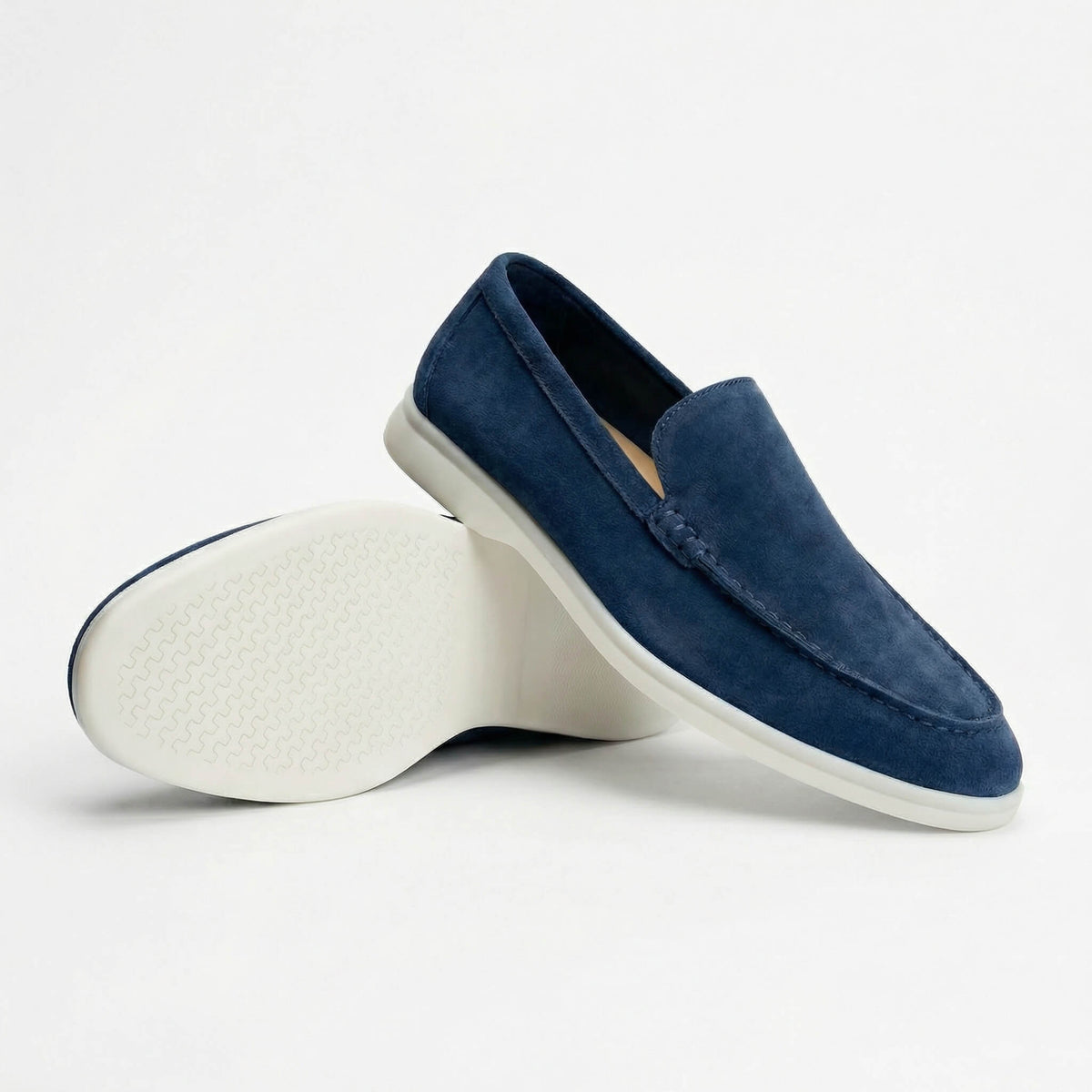 Suede Slip-On Loafers