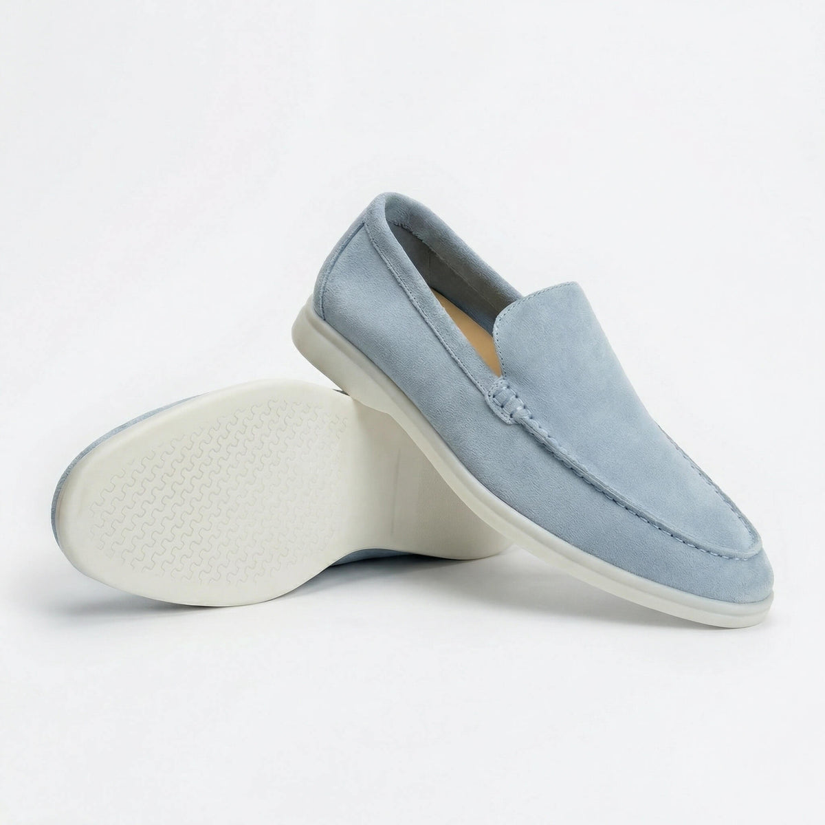 Suede Slip-On Loafers