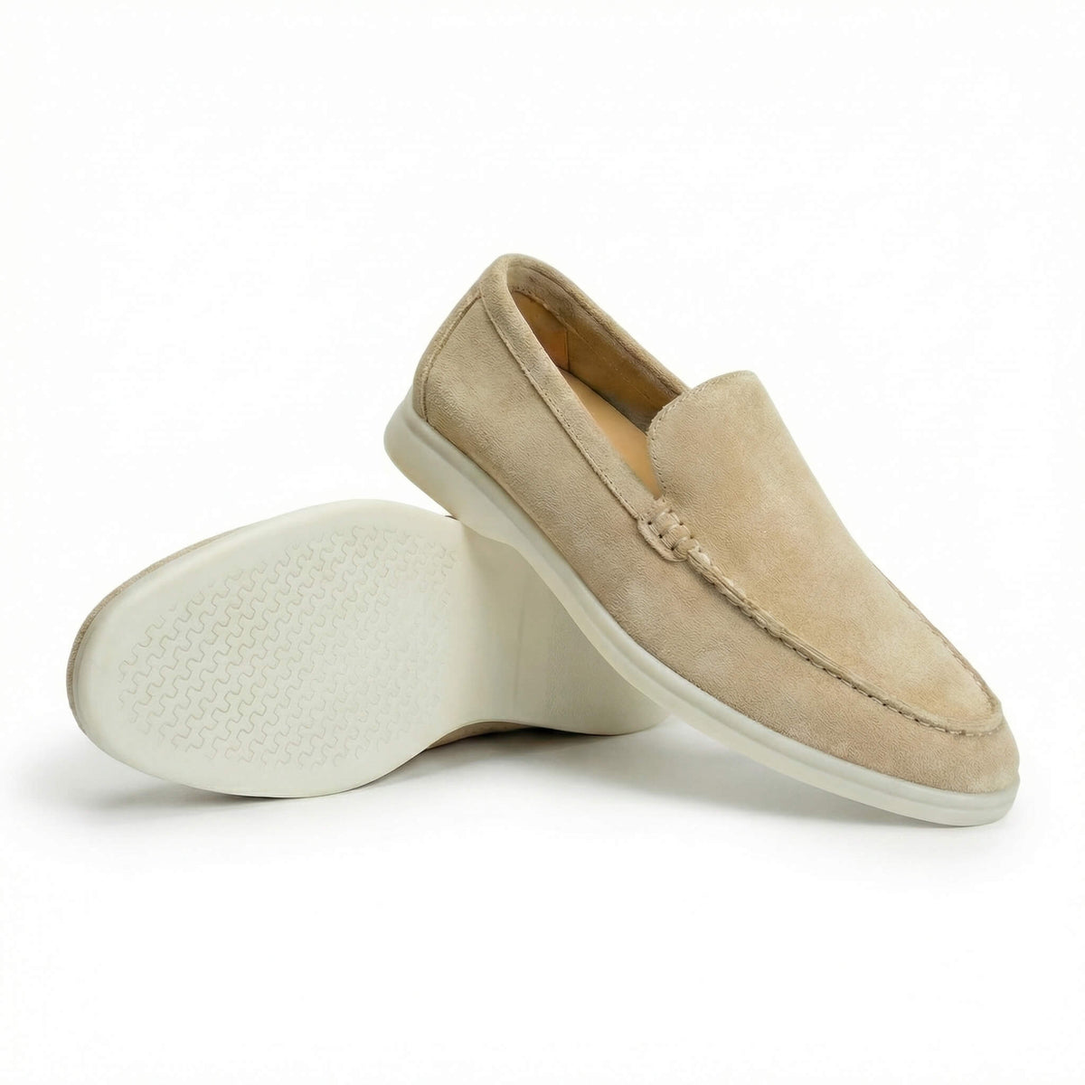 Suede Slip-On Loafers