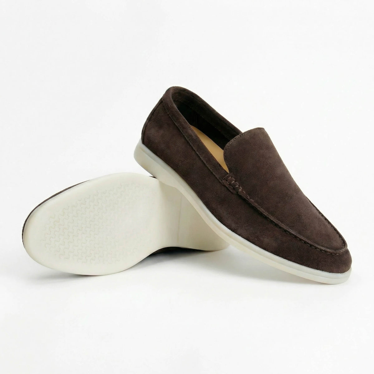 Suede Slip-On Loafers