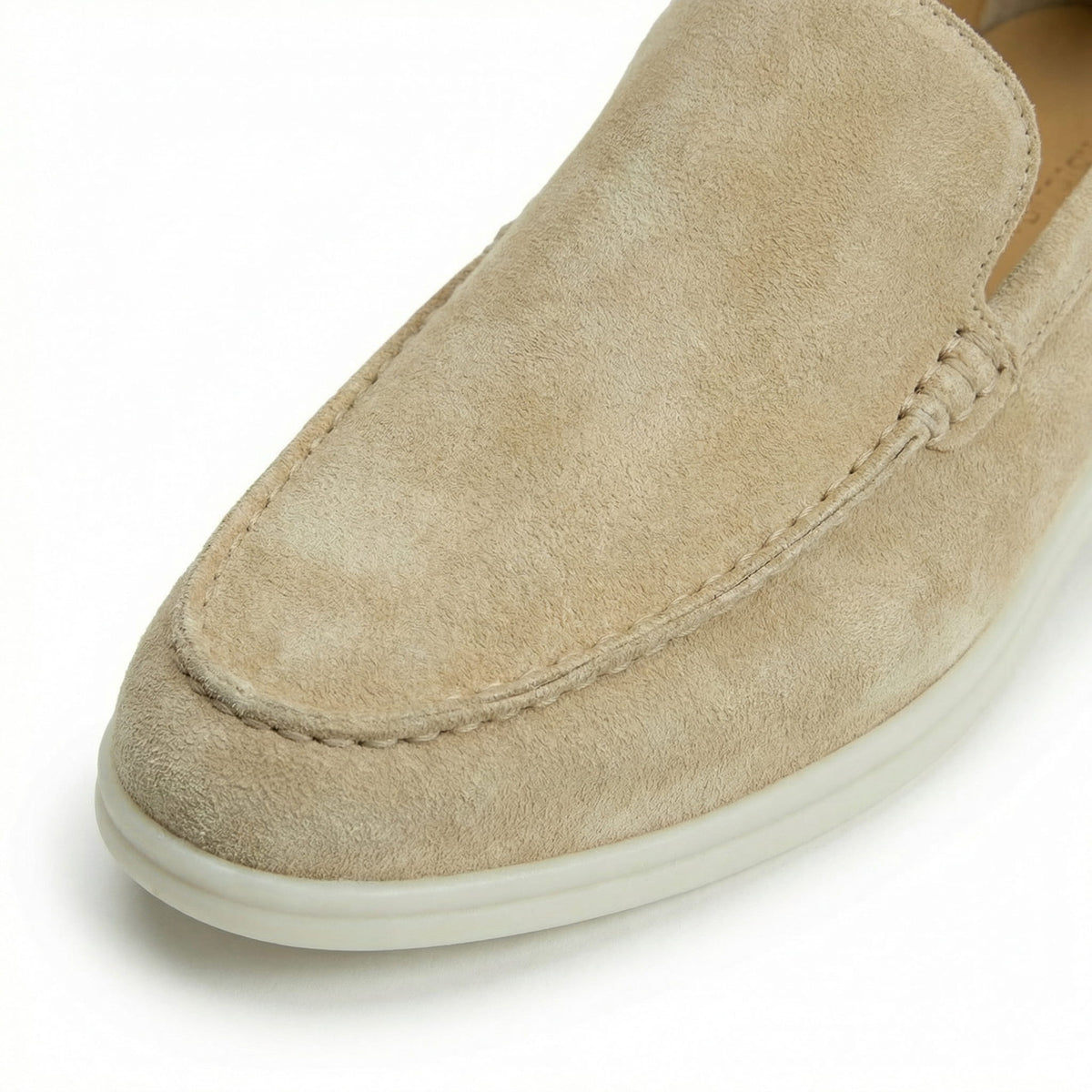 Suede Slip-On Loafers