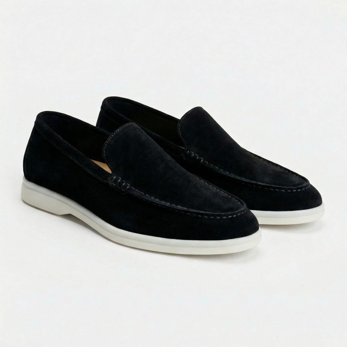 Suede Slip-On Loafers