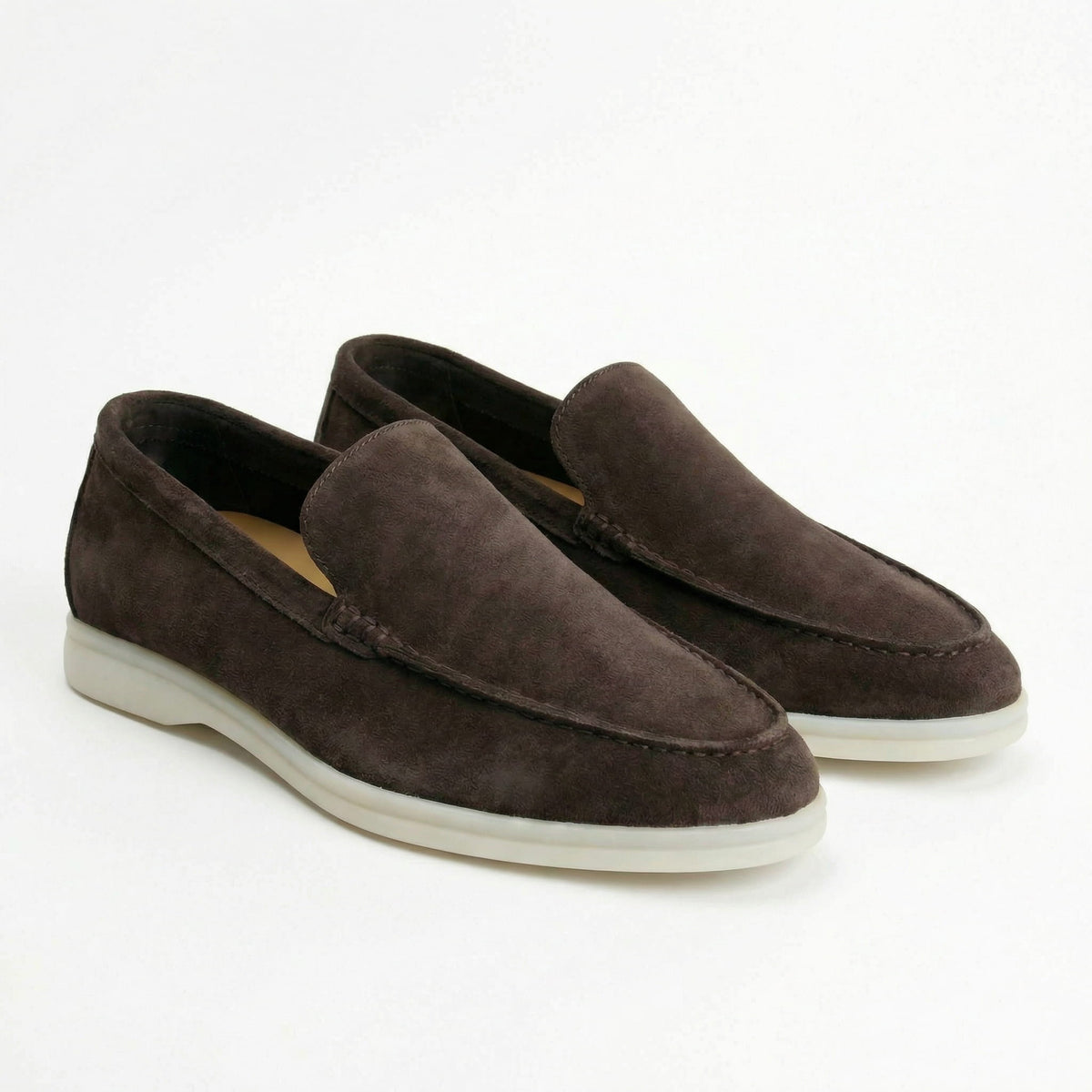 Suede Slip-On Loafers