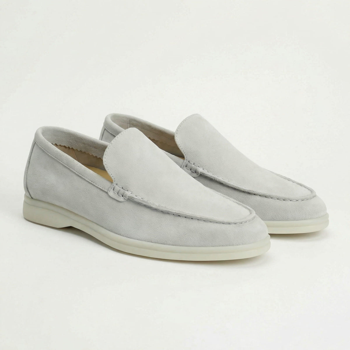 Suede Slip-On Loafers