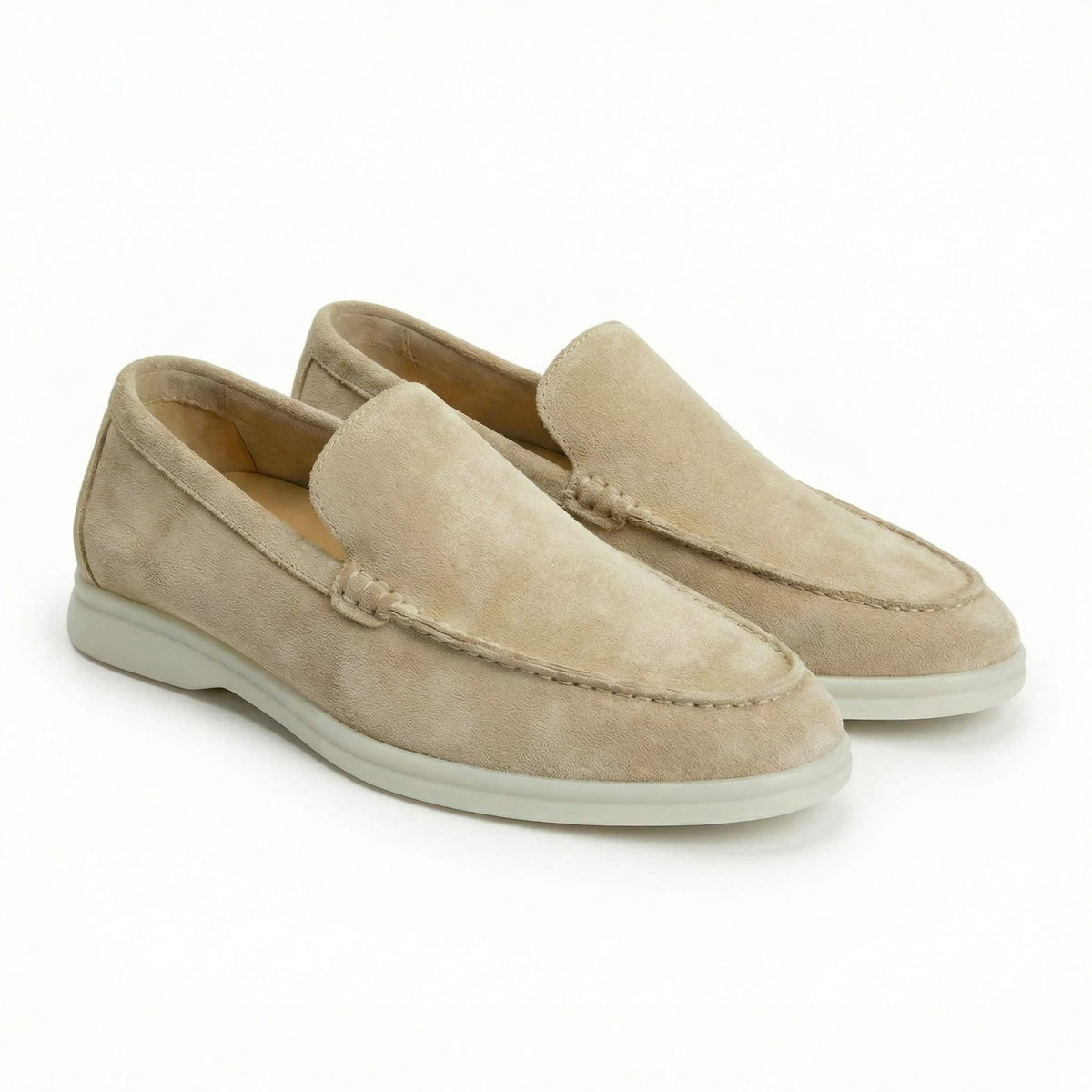 Suede Slip-On Loafers