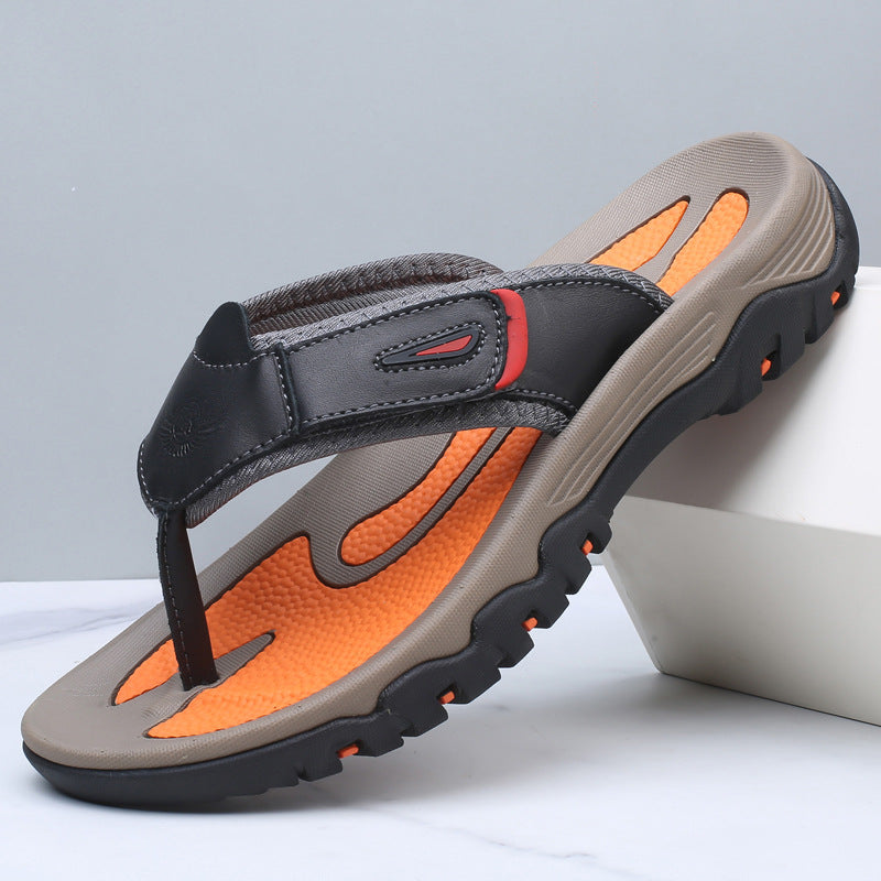 Langford Leather Open-Toe Sandals