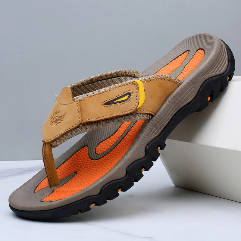 Langford Leather Open-Toe Sandals