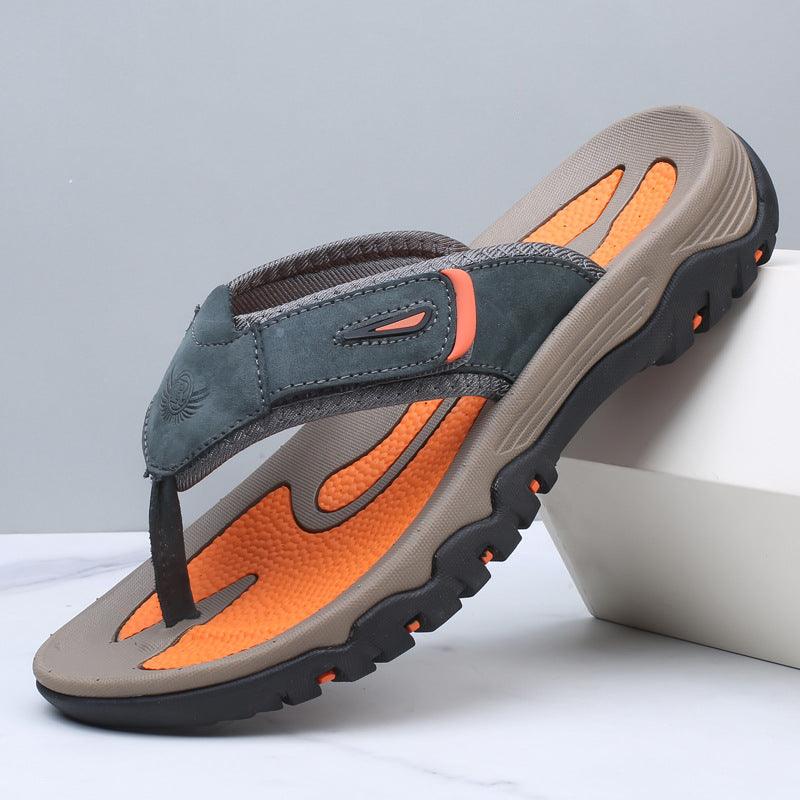 Langford Leather Open-Toe Sandals