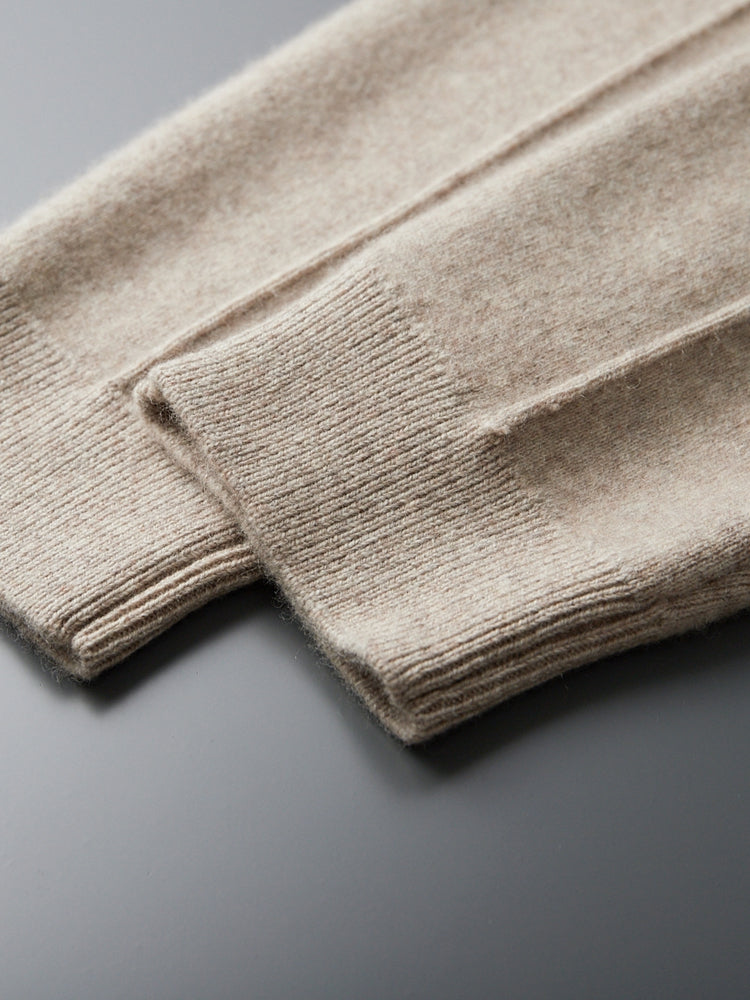 Knitted Zip-Up Tracksuit Set