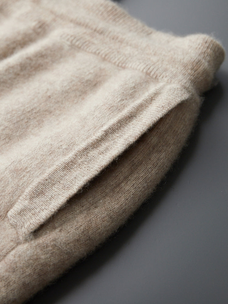 Knitted Zip-Up Tracksuit Set