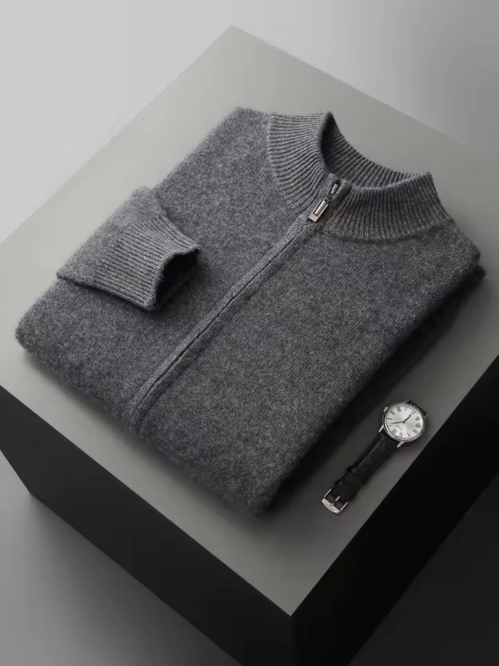 Knitted Zip-Up Tracksuit Set