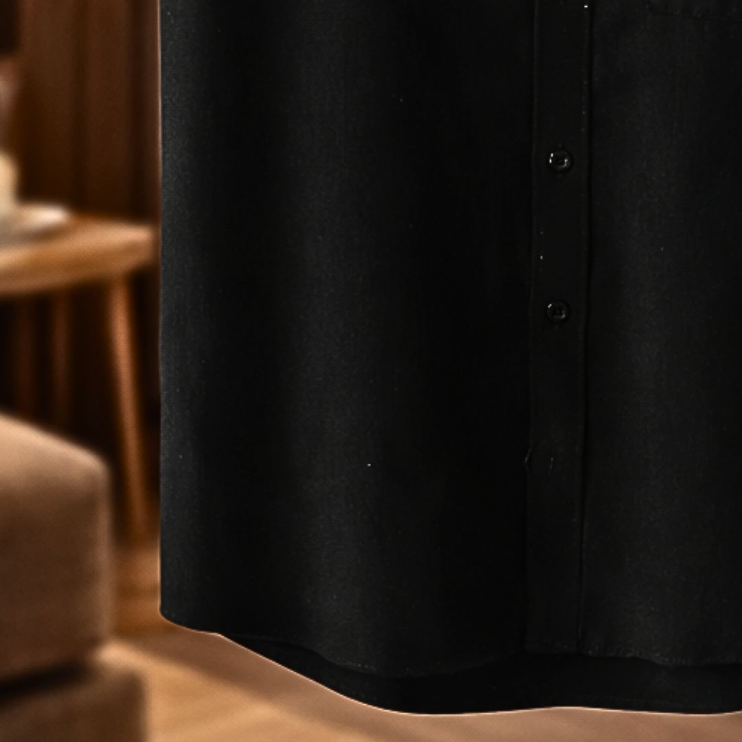 Short-Sleeve Linen Shirt