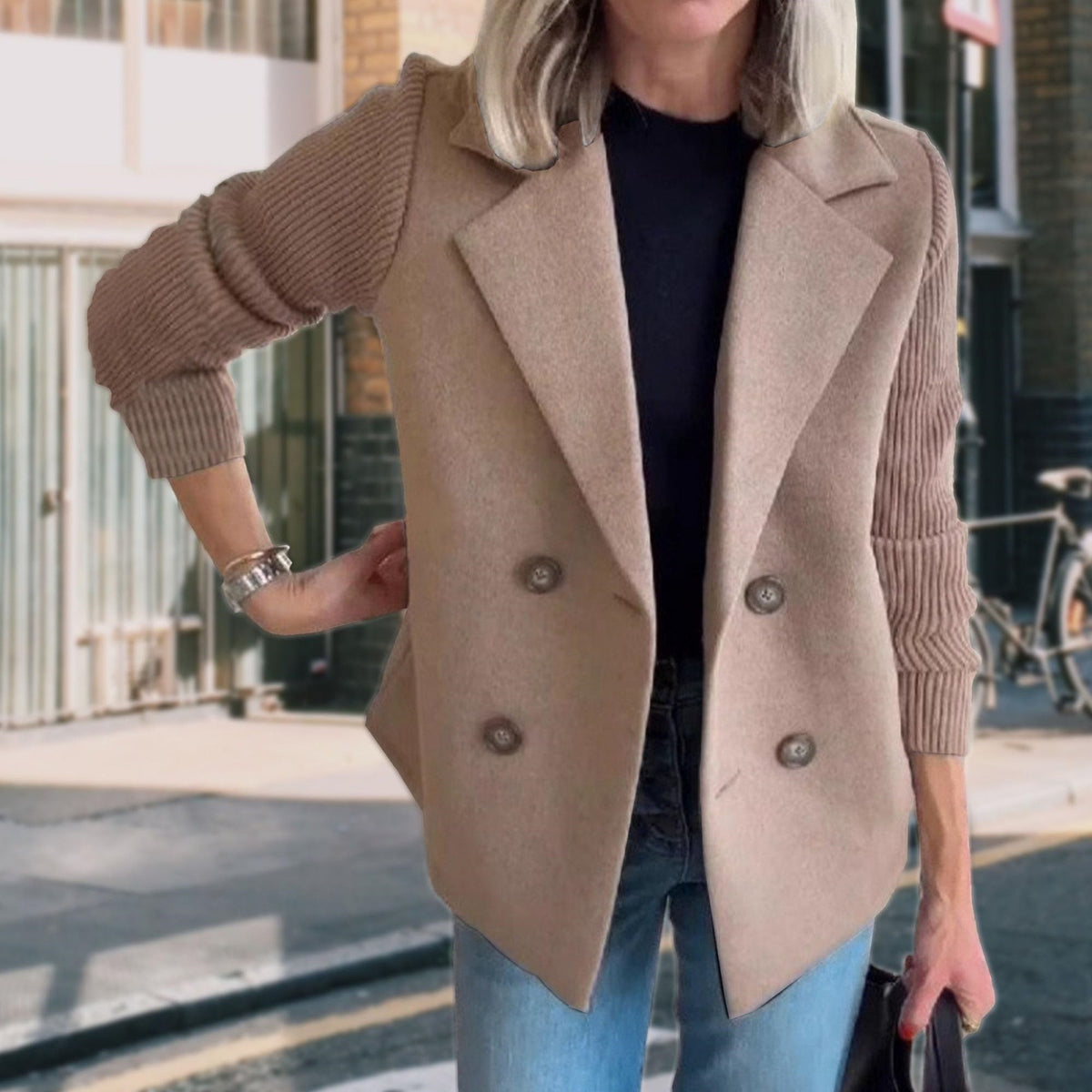 Classic Two-Button Tailored Blazer
