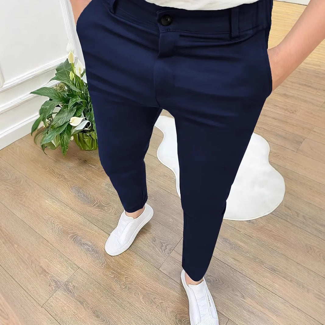 Lightweight Straight-Leg Trousers