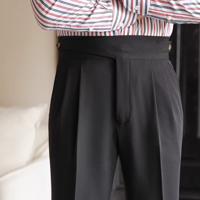 Tailored Straight-Leg Trousers