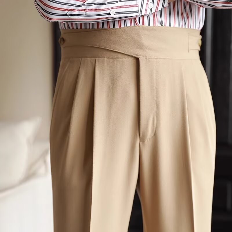 Tailored Straight-Leg Trousers