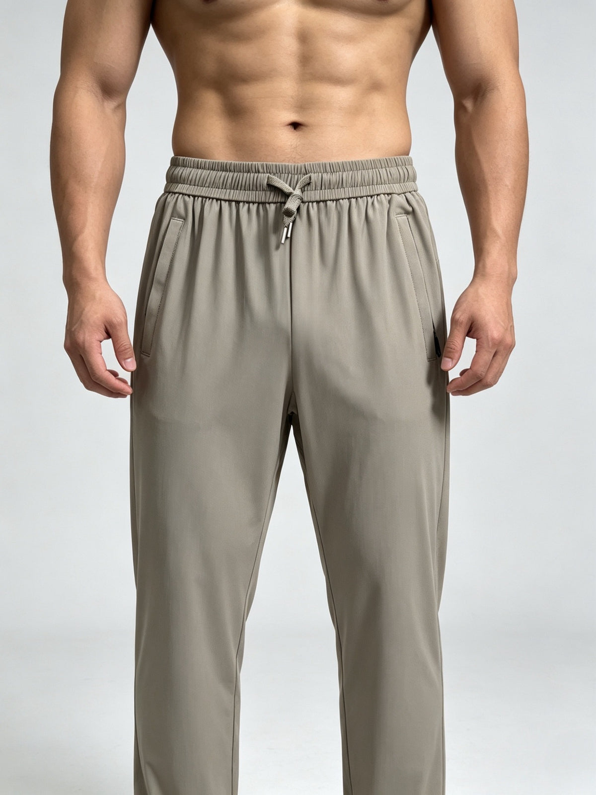 Stretch Drawstring Everyday Trousers