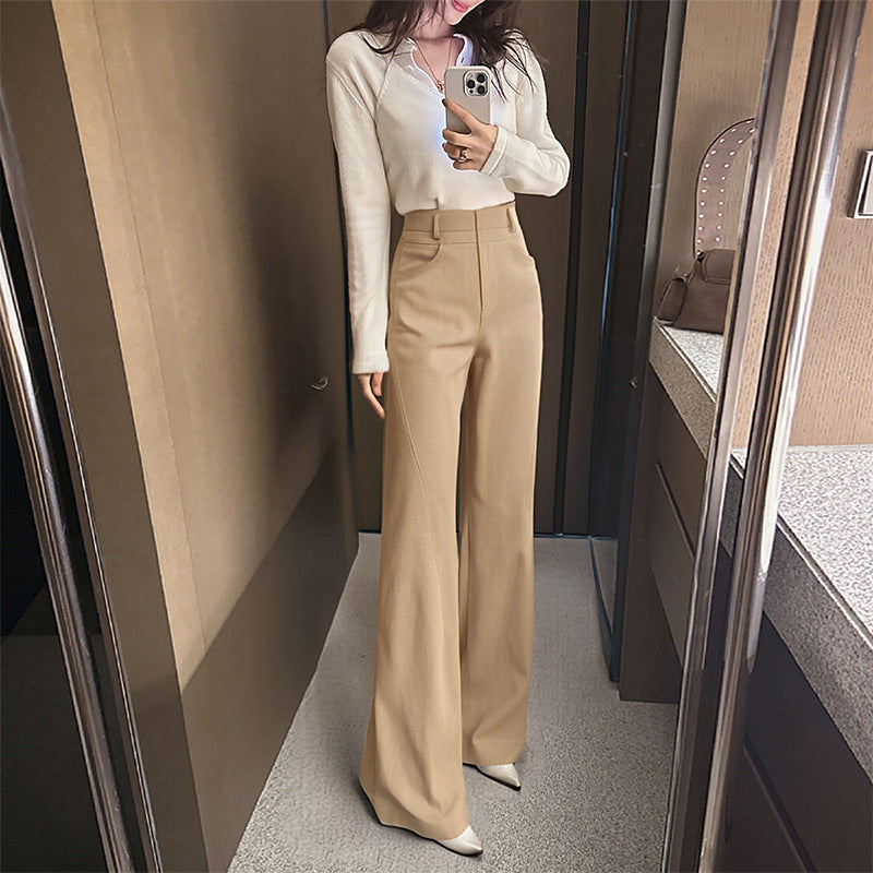 Clean-Cut Straight-Leg Trousers