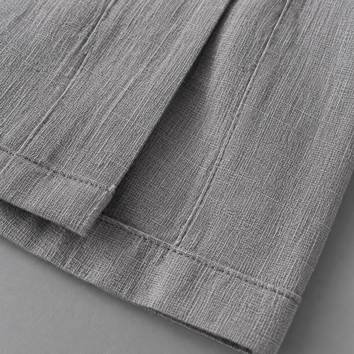 Open-Front Stand-Collar Shirt Jacket