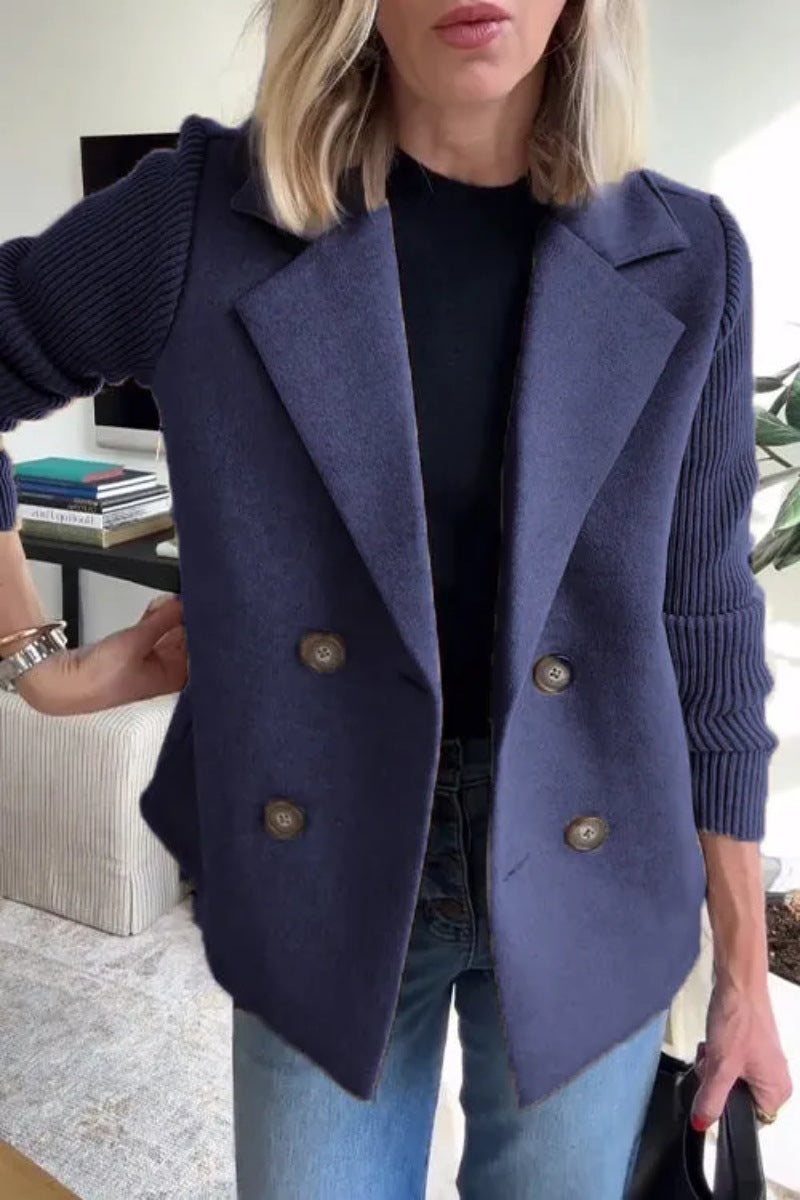 Classic Two-Button Tailored Blazer