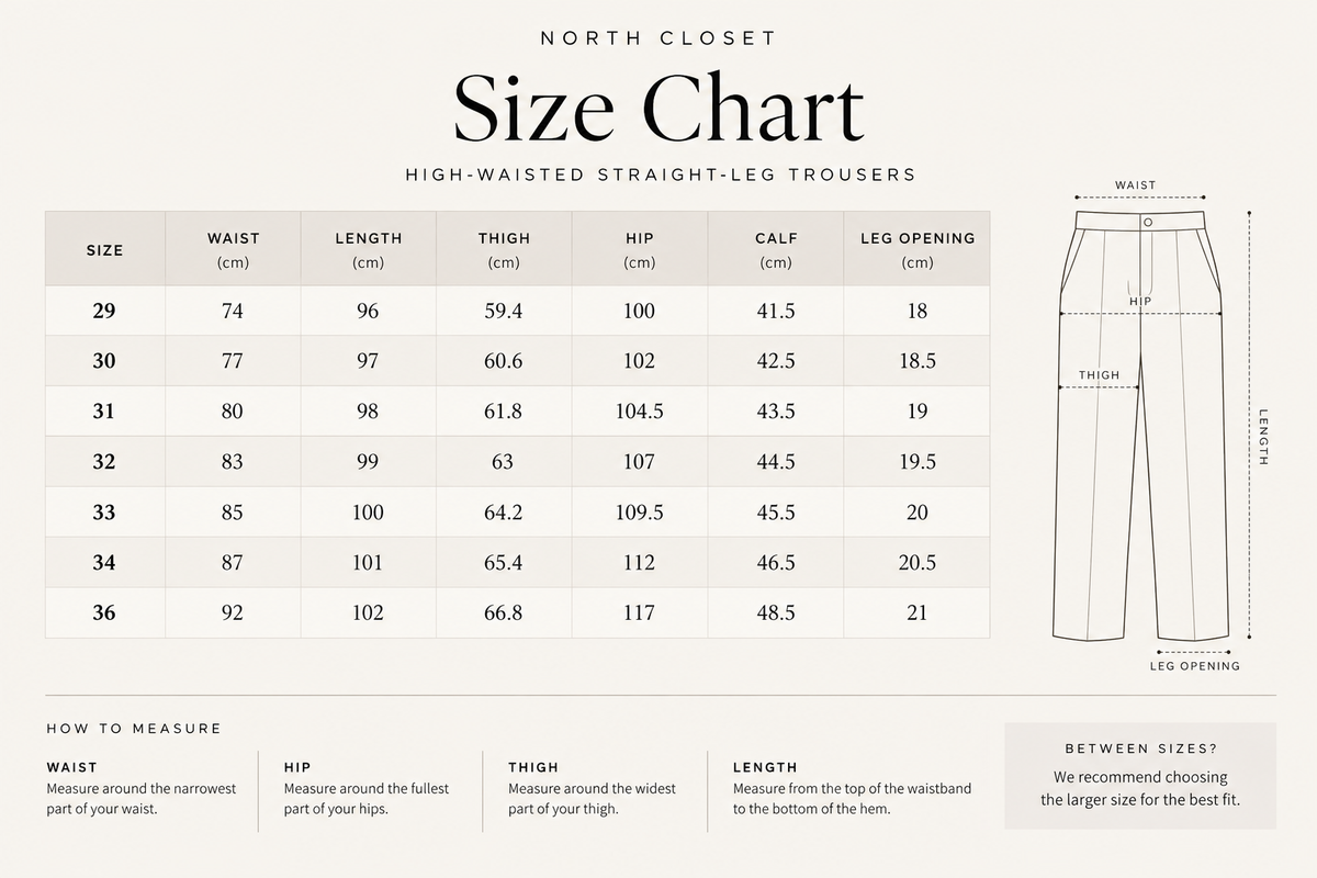 High-Rise Tailored Straight-Leg Trousers
