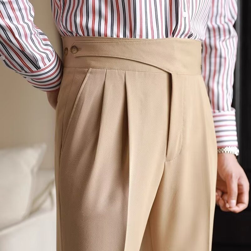 Tailored Straight-Leg Trousers