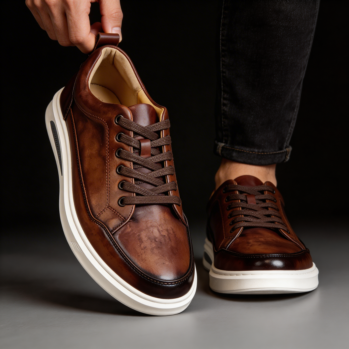 Leather Casual Shoes