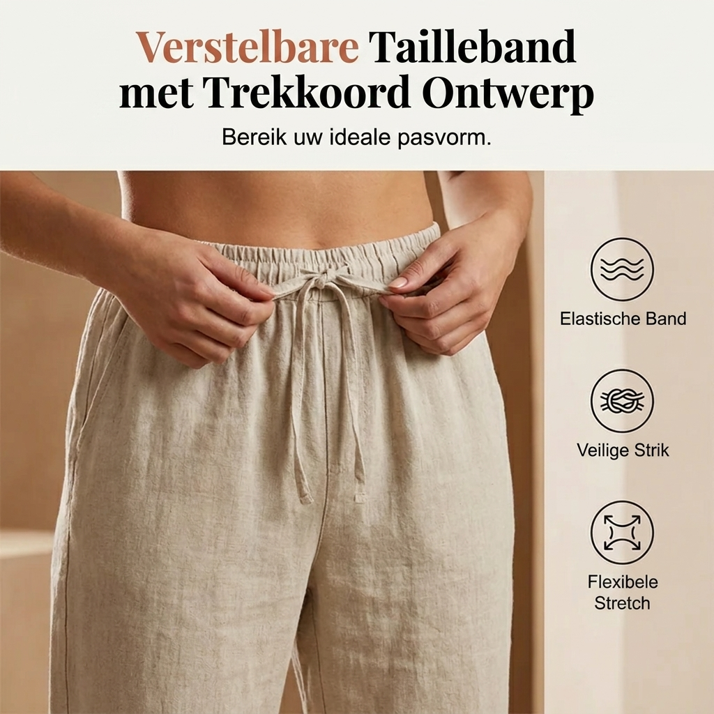 Relaxed Linen-Look Shorts
