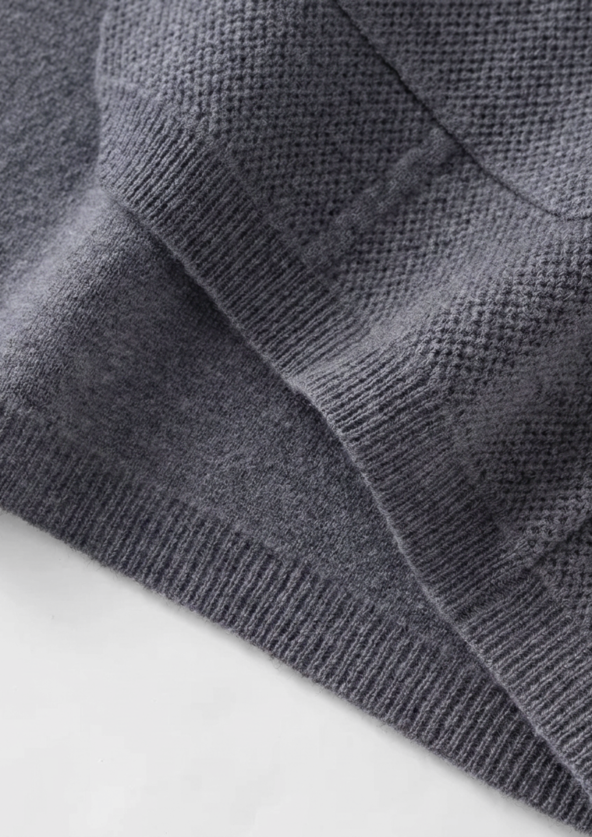 Button-Front Knitted Overshirt