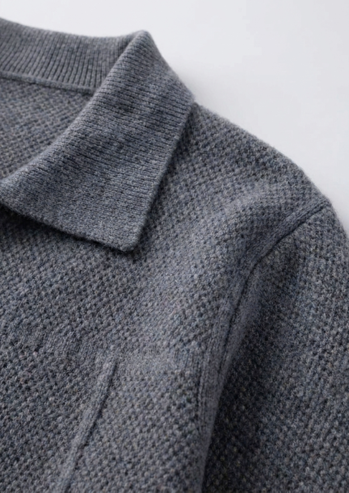 Button-Front Knitted Overshirt