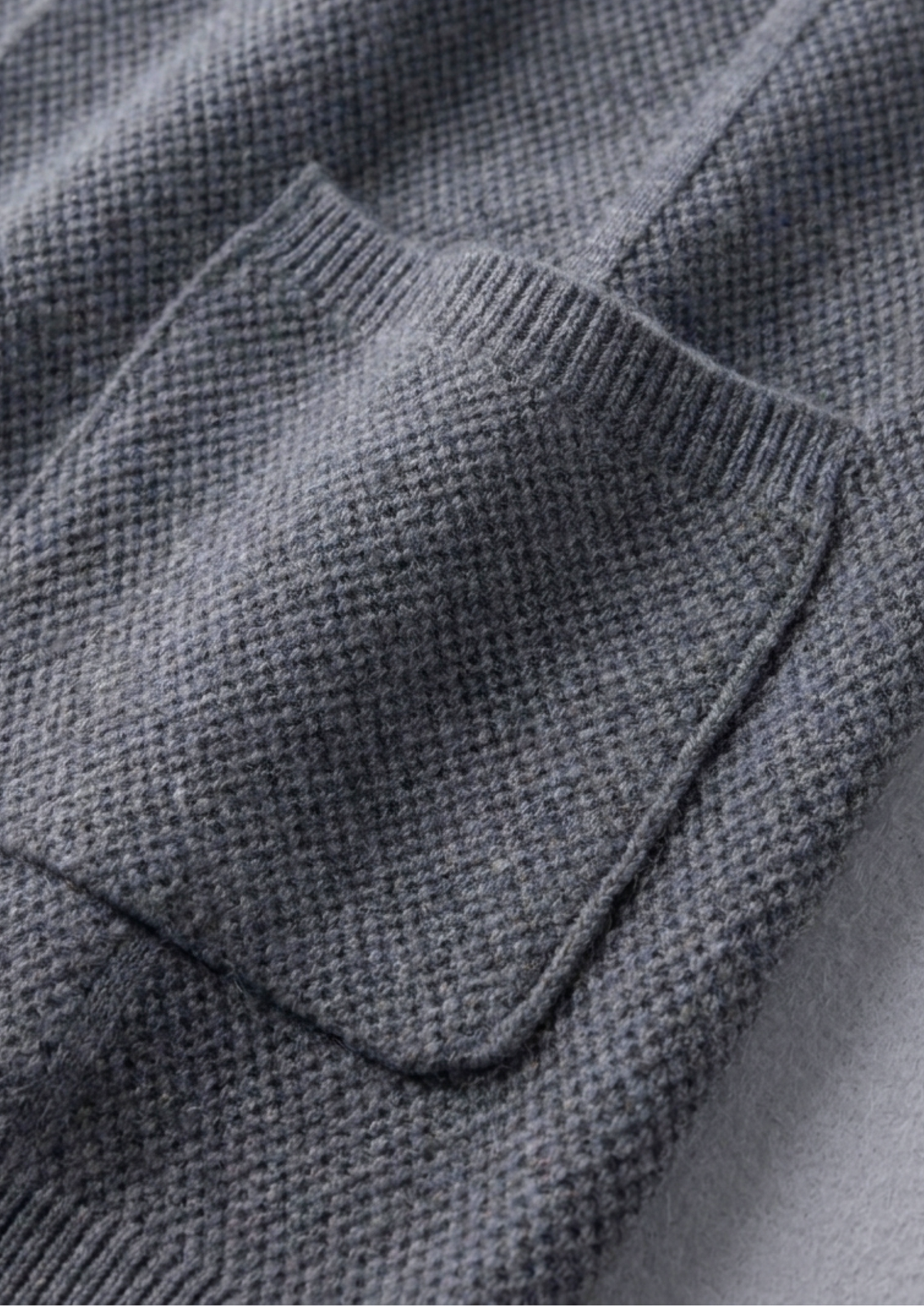 Button-Front Knitted Overshirt