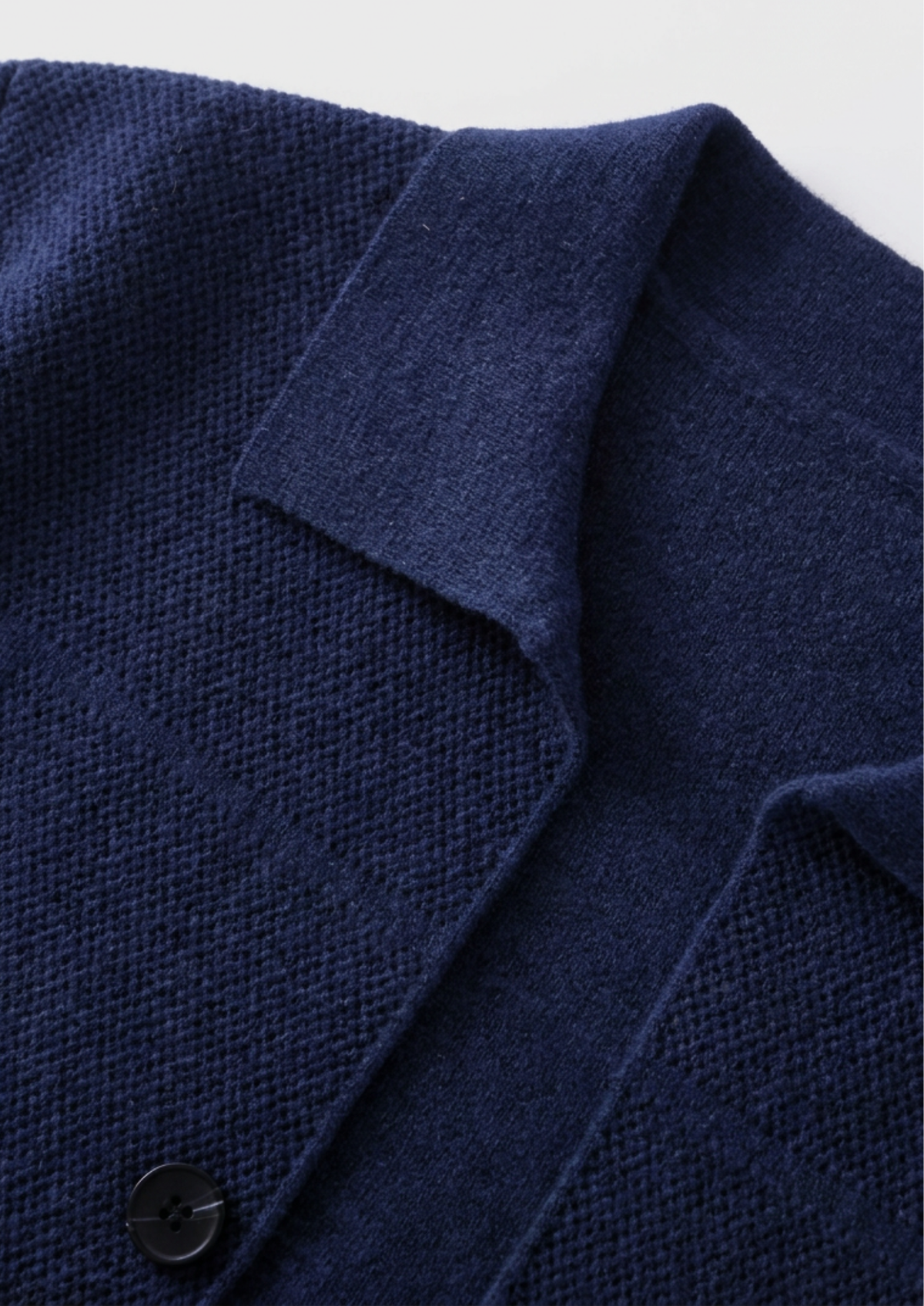 Button-Front Knitted Overshirt